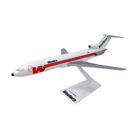 Western 727-200 Airplane Miniature Model Plastic Snap-Fit 1:200 Part# ABO-72720H-015