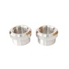 2 Pcs Aluminum Female Weld On Bung, NPT Weldable Fuel