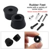 sourcing map Pack of 12 Chair Leg Caps Protective Buffer