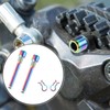RIVDEE 4 Pieces Titanium Alloy Bicycle Disc Brake, Disc Brake