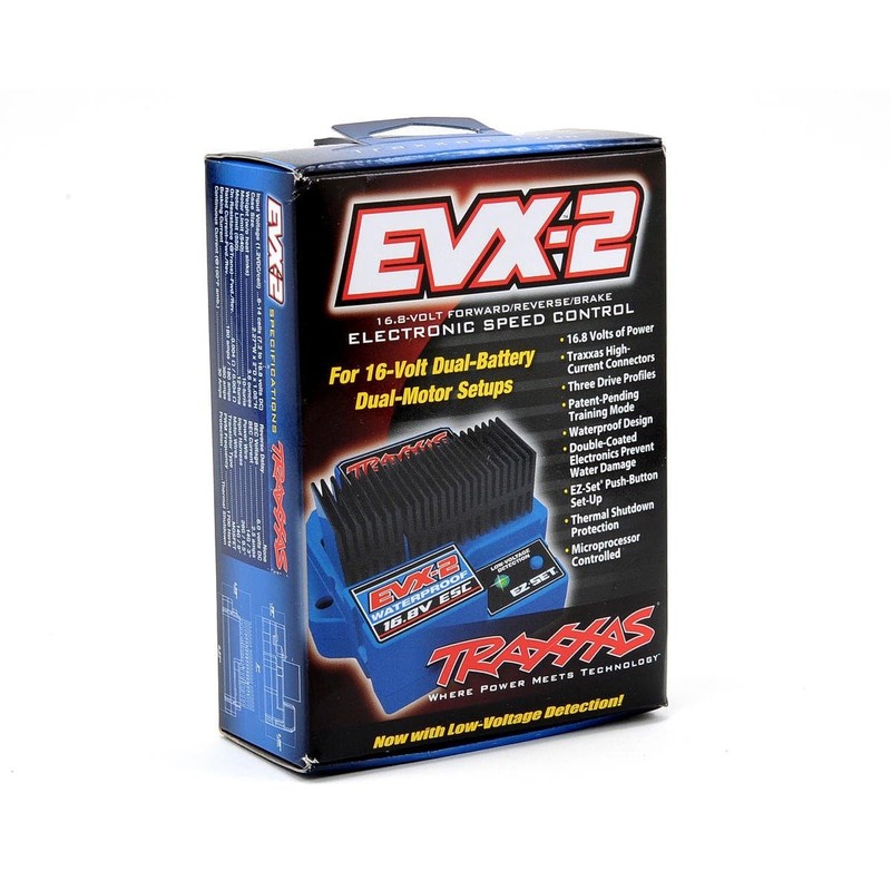 Traxxas 3019R EVX-2 Waterproof ESC with Low Voltage Detection