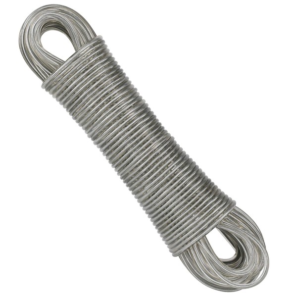 Washing Line with Steel Core, 4 mm, Extra Strong, Rust