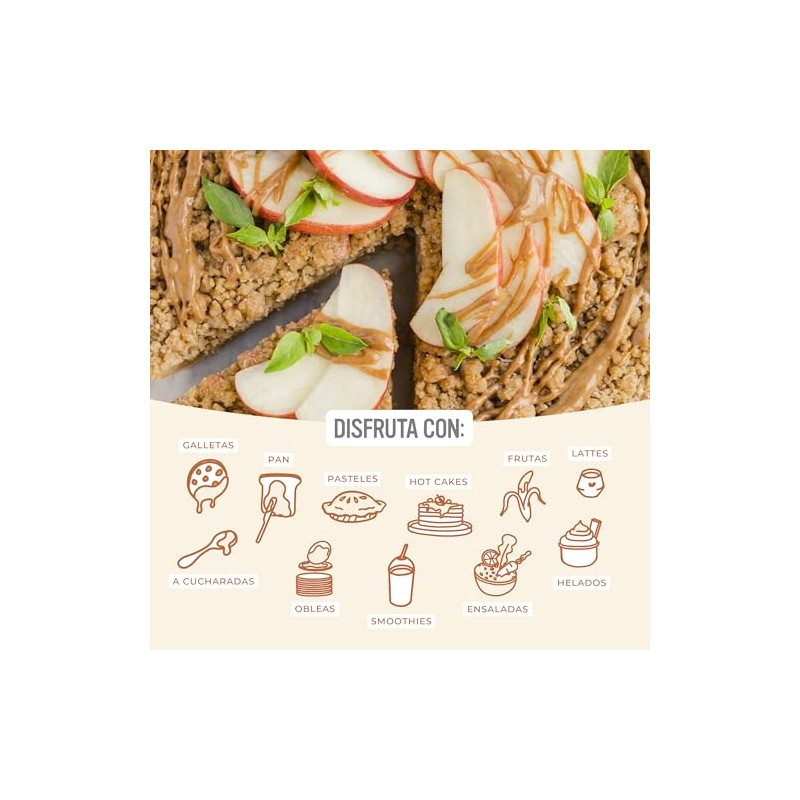 Sarai's Superfood Spreads, Crema de Almendra con Maca y Canela,