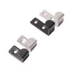 Yesmin 4 Pcs Black Invisible Wall Hooks - Short Heavy