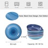 Selamica Ceramic Pasta Bowls Set 34 OZ, Large Salad Bowl