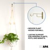 Ilyapa 3 Pack Metal Wall Plant Hangers - 7 Inch