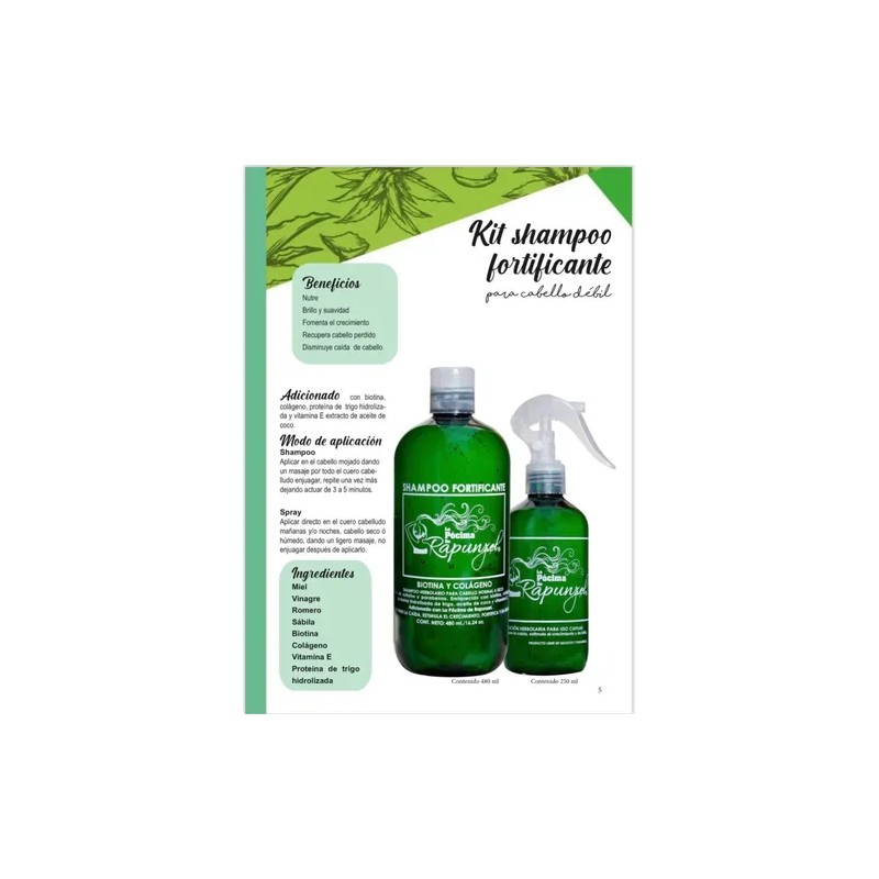 Kit Shampoo De La Pócima De Rapunzel -anticaída