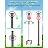 VIUBIRD Metal Squirrel Baffle - Heavy Duty Squirrel Baffle for