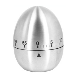ZAAWUUT Egg Kitchen Timer Stainless Steel Mechanical Rotating 60 Minute Countdown Timer for Kitchen Cooking Work Learning