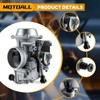 MOTOALL TRX300 carburetor+Oil Filterw/Air Filter for Honda TRX300 FOURTRAX 1988-2000,