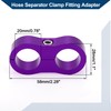 Hihaha Hose Separator Clamp Fitting Adapter/Pipe Tube Line Separator Clamp