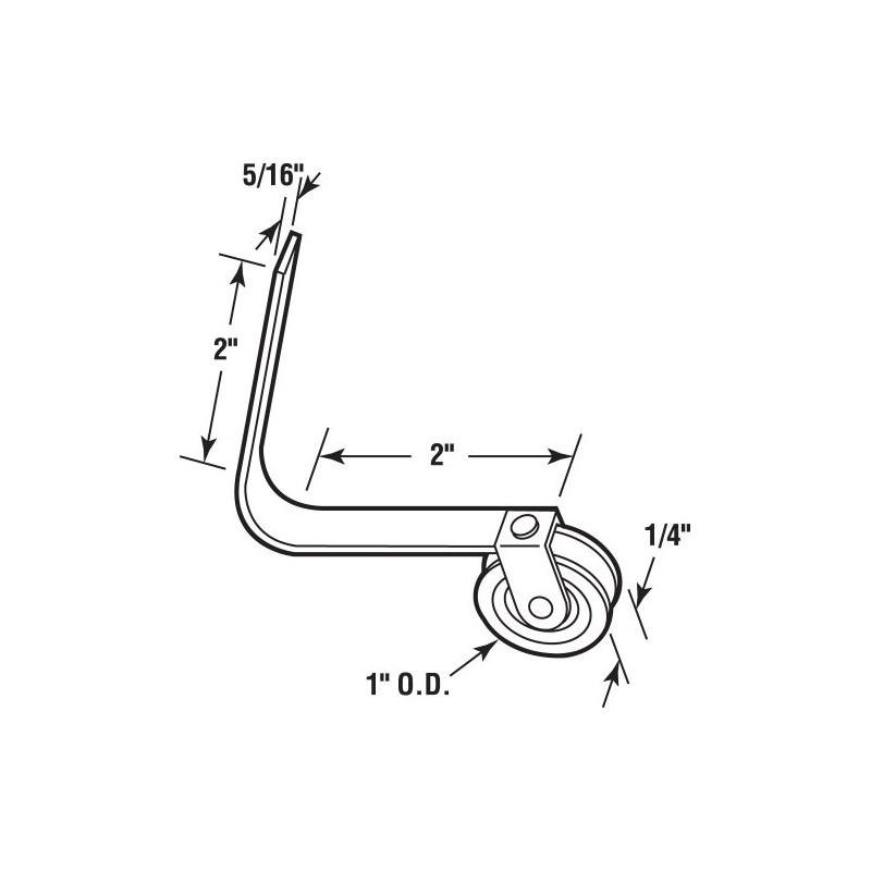 Prime-Line B 570 1 In. Plastic Screen Door Tension Spring