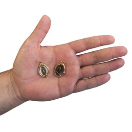 Virgen De Guadalupe Medal Bundle (Gold-tone) and Virgin Mary Catholic Handmade Medal with Virgen De Guadalupe Medal (Golden and Full Virgin) - Our Lady Of Guadalupe Medals Set