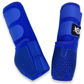 RS Premium Design Horse Boots | Comfortable, Protective & Shock-Absorbing | Best for Jump Training & Trails | OK Fabric for Ultimate Flexibility