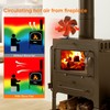 snsok Wood Stove Fan Log Burner Fan Wood Burner Fireplace
