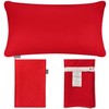 4 Pack Pillow cover,Cotton Comfortable Solid Decorative Throw Pillow Case