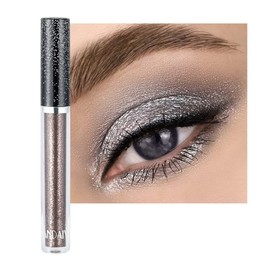 ONarisae Eyeshadow liquid Glitter Long Lasting Pigments Metals Gloss Shimmer Eyeshadow Glow Eye Makeup (Medium Brown)