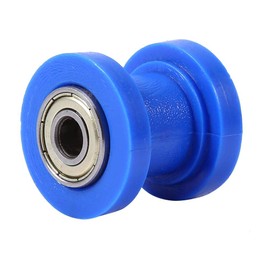 Drive Chain Roller, Chain Roller, Qiilu Chain Roller, 10 mm Chain Roller Slider Tensioner Pulley Pit Dirt Mini Bike Moto ATV (Blue)