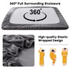 Sonive Fitted Sheet Extra Deep Bedding Sheet,30cm Extra Deep, Non
