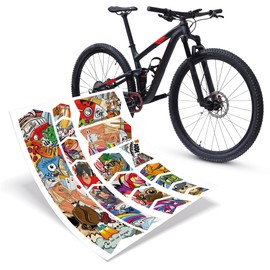 Riesel Design® - "Frame:Tape 3000" Bike Frame Protection Kit - Elegante Pellicola Protettiva - 17 Forme autoadesive - Stickerbomb eyecatcher