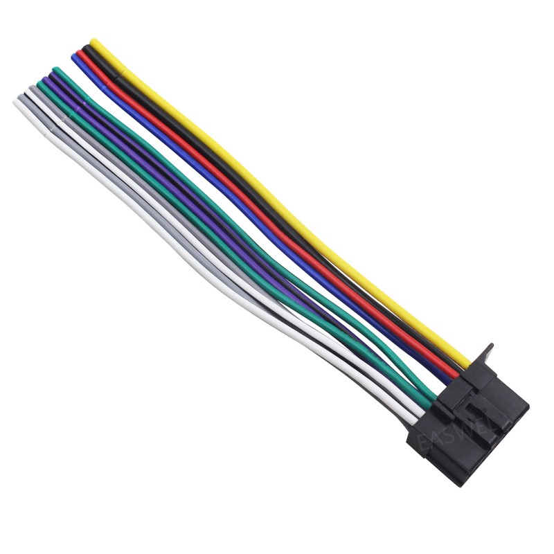 EASWEL Wire Harness for Pioneer DEH-S31BT, DEHS4000BT, DEH-S4000BT (Flat Ribbon,
