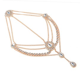 SAFIGLE Ethnic Style Rhinestone Tassel Headband for Women Fashionable Headwear Accessory for Parties Weddings and Daily Wear for All Hair Types and Styles