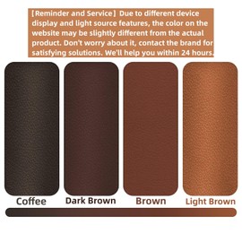 Shagoom Leather Repair Patch, 17X79 Inch Repair Patch Self Adhesive Waterproof, DIY Large Leather Patches for Couches, Furniture, Kitchen Cabinets, Wall （Light Brown, 17X79 Inch）
