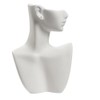 SSWBasics Small Side Profile White Earring/Necklace Display - Case of