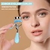 Zowor Eyelash Curler with Comb Fit All Eye Shape Curved