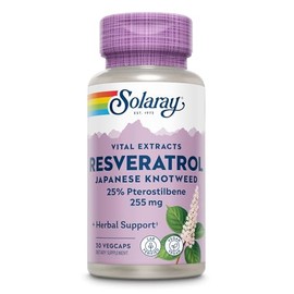 SOLARAY Super Resveratrol w/Pterostilbene, Veg Cap (Btl-Plastic) 250mg | 30ct