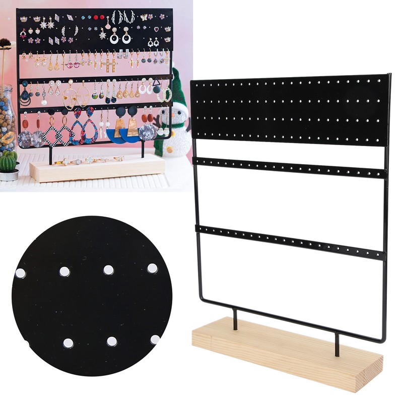 Earrings Rack Metal Ear Studs Pendant Earrings Jewelry Holder Display