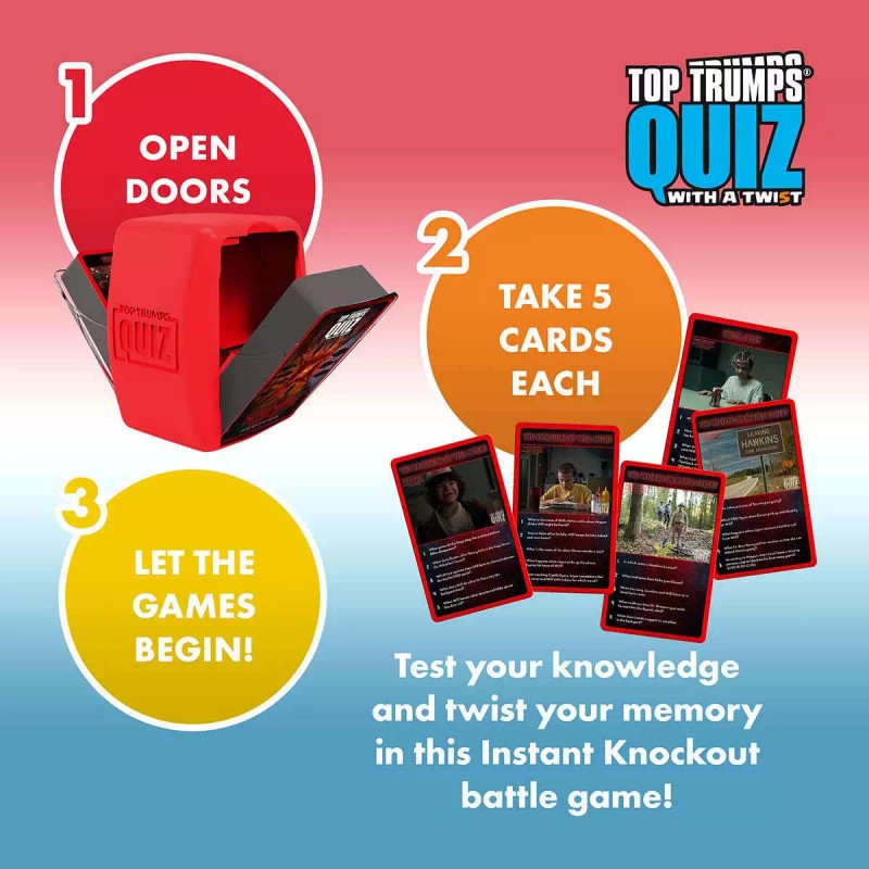 Top Trumps USA Stranger Things Top Trumps Quiz Card Game