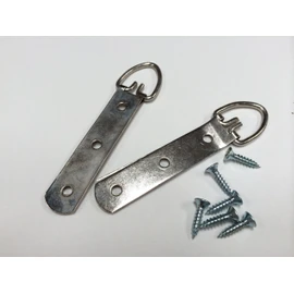Heavy Duty 3 Hole Strap Hangers 2 Pack for Mirrors & Pictures