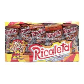 Paleta Ricaleta Sabor Tamarindo Con Chile Piquin Caja 25 Pz