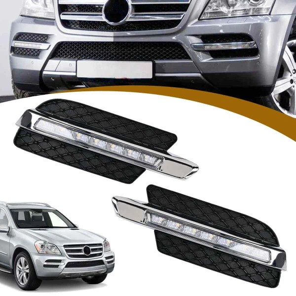 CANITU 2*LED Daytime Running Light Fog Lamp For Benz X164