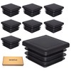 SKIR'CO (8 pcs) Square Plastic Plugs 45 x 45 mm,