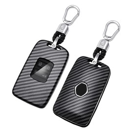 Vulcyxa Key Case Compatible with Renault Koleos Kadjar Scenic Megane Clio Captur Talisman Espace Laguna Kangoo 4 Buttons Protective Cover ABS Plastic with Key Ring Perfect Fit & Stylish