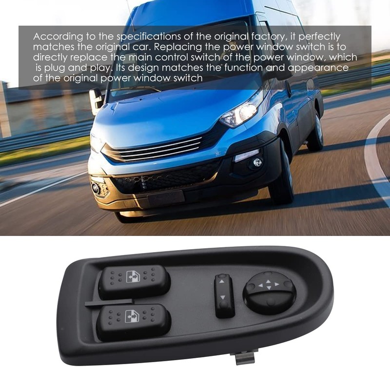 KASturbo Window Regulator Switch, Main Switch for Electric Windows Suitable