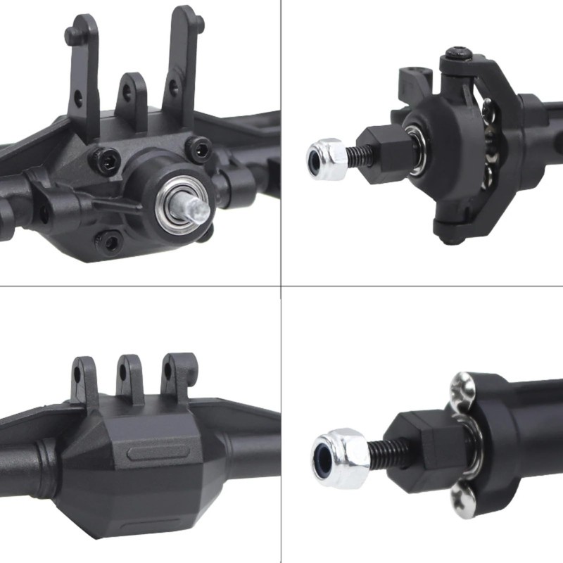 XBERSTAR Trx4M RC Front Rear Axles for Traxxas 1/18 Trx4M