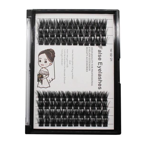 Bodermincer 84 Clusters Large Pack D Curl Volume Lashes Set
