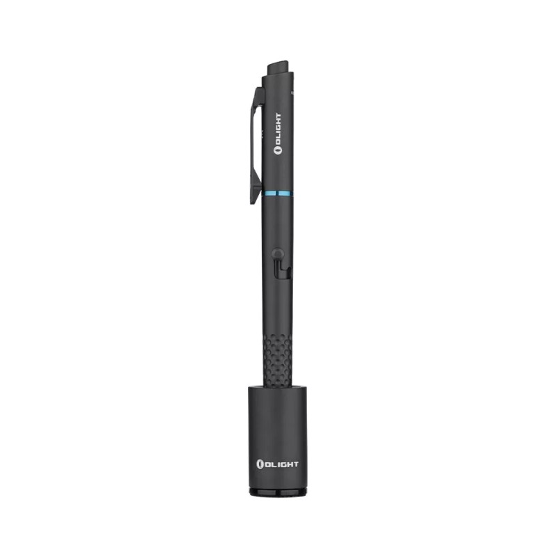 Olight Open Glow Rechargeable Penlight, 120Lu LED, Green Laser, Black/Blue