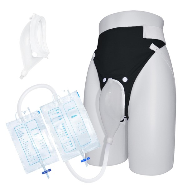 Wearable Urine Collector with Reusable Silicone Unit with Breathable Fixative