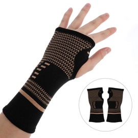 COLLBATH Elastic Sports Wrist Brace for Cycling Riding Exercise Men's Accessories Hand Wrist Sleeves Black