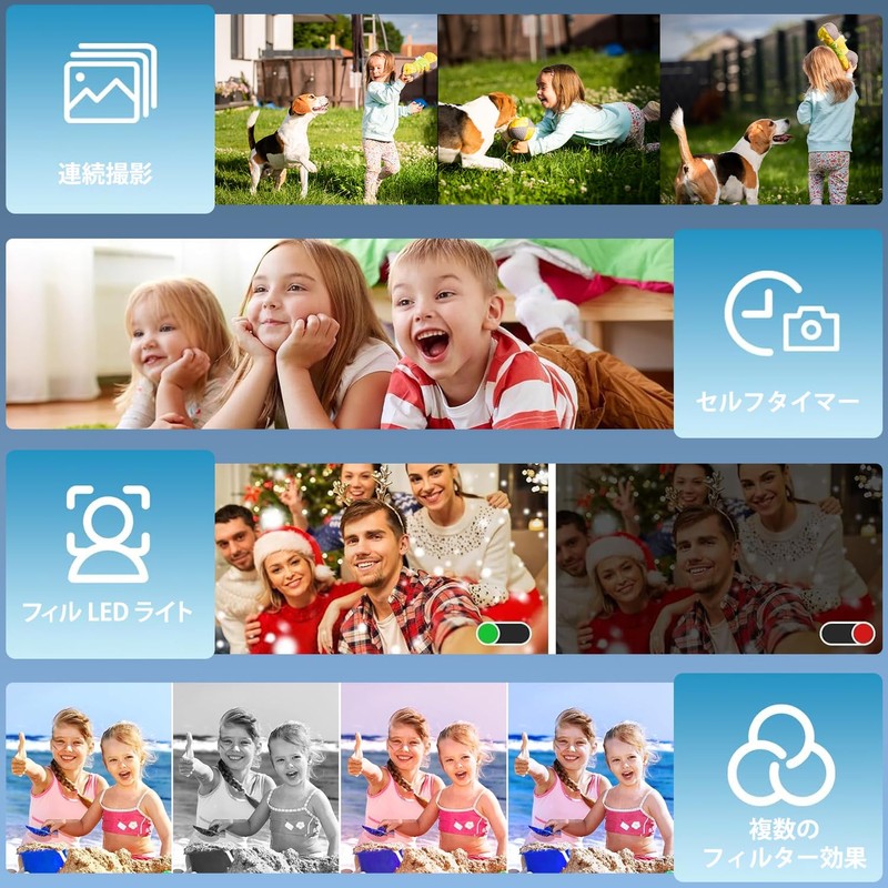 4K Digital Camera, Real 50MP Vlogging Camera with 32G TF