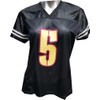 Custom Womens Blinged Football Black Mesh Jayden Daniels Jersey Size