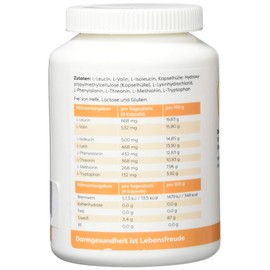Casa Sana Maxiamin - 80 Capsules - Amino Acids - BCAA - For Athletes or for Building the Intestinal Mucosa