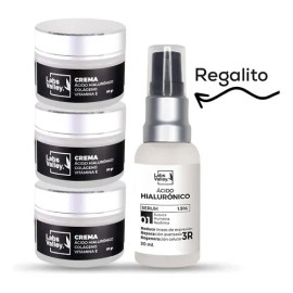 Pack 3 Cremas Con Ácido Hialurónico  Regalo 1 Hyal Natural                                                                                            