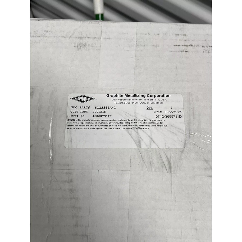 Graphalloy S123381A-1 Graphite Bearing Bushing. Price per each