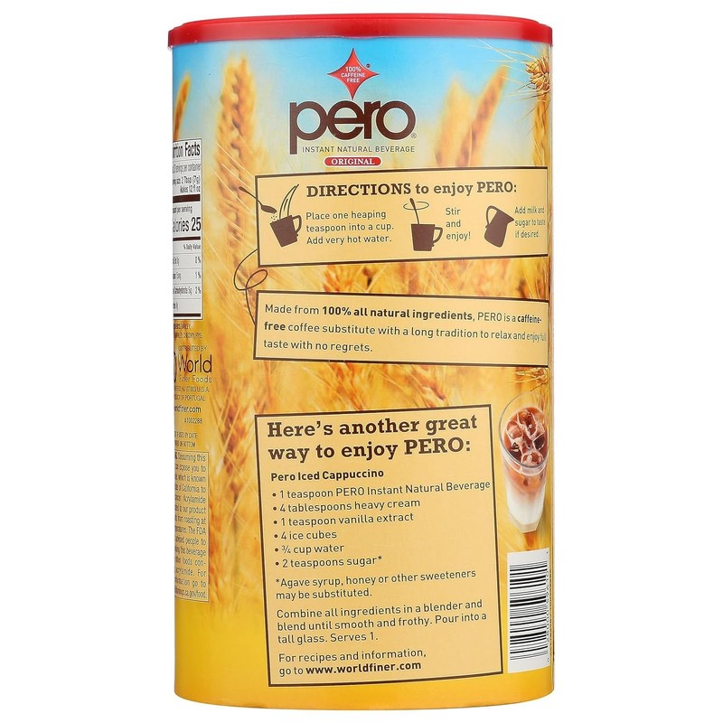 Pero Instant Natural Beverage, 7-Ounce Canisters (Pack of 1)