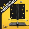 KOLET Ball Bearing Door Hinges, 4 x 4 Inches Door